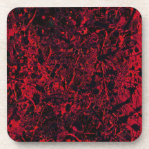 Remants No 1 Abstrakt Beverage Coaster