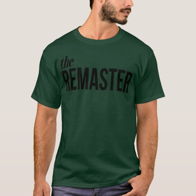 Remaster, far och son motiv lustigt t shirt (Framsida)