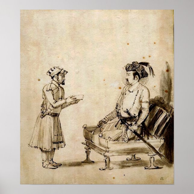 Rembrandt - A Mughal Nobleman (prins Daniyal) Poster (Framsidan)