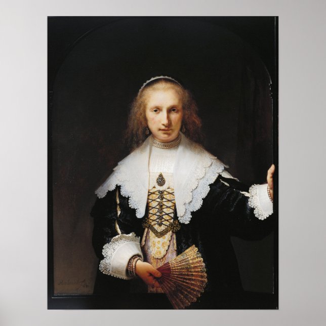 Rembrandt - Agatha Bas Poster (Framsidan)
