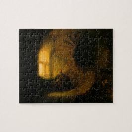 Rembrandt är Philosopher i Meditation Pussel