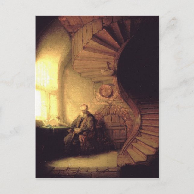 Rembrandt Art Painting Vykort (Framsida)