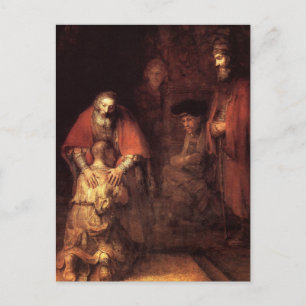 Rembrandt Art Painting Vykort