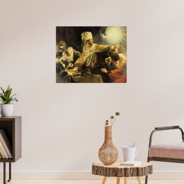 Rembrandt - Belshazzar's Feast Poster