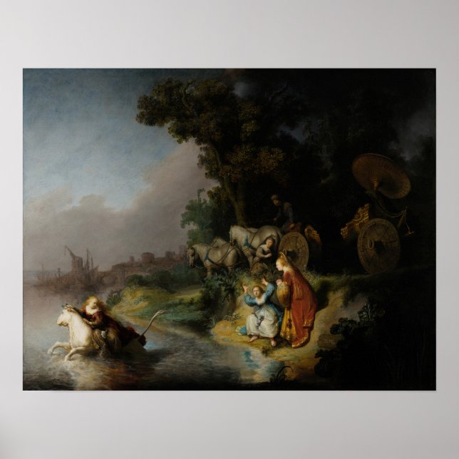 Rembrandt - bortförande av Europa Poster (Framsidan)