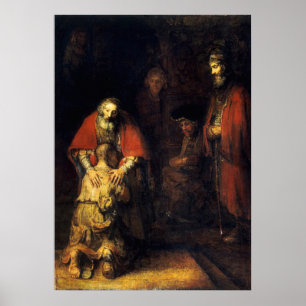 Rembrandt - Den prodigala sonens återvändande Poster