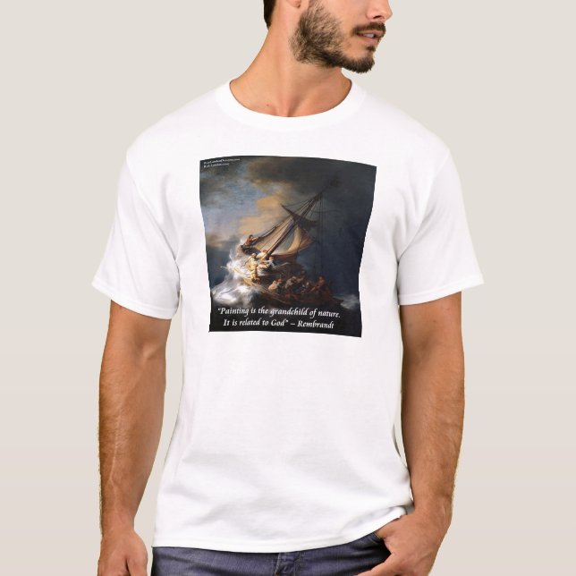 Rembrandt Galileiska sjön & Naturcitat Tee (Framsida)