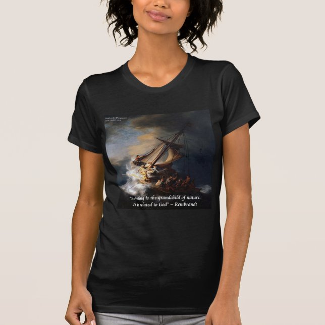 Rembrandt Galileiska sjön & Naturcitat Tee Shirt (Framsida)