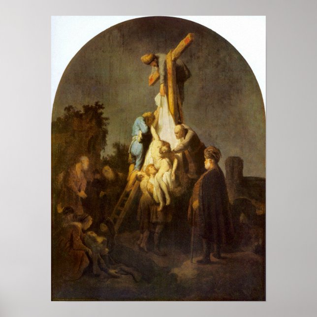Rembrandt Harmenszoon van Rijn - Crucifixion Poster (Framsidan)