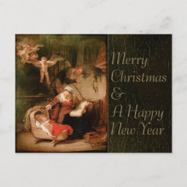 Rembrandt Heliga Family CC0289 - jul Helg Vykort