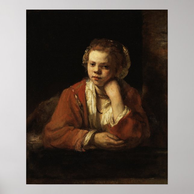 Rembrandt - Kockflicka Poster (Framsidan)