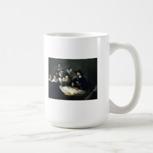 Rembrandt konst som målar anatomikursen kaffemugg