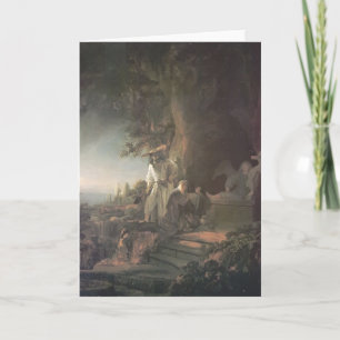 Rembrandt Kristus & St Mary Magdalene på graven Kort