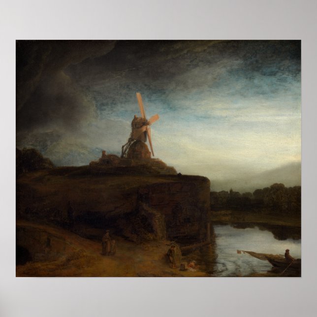 Rembrandt - Kvarn Poster (Framsidan)