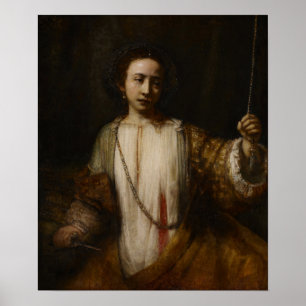 Rembrandt - Lucretia Poster