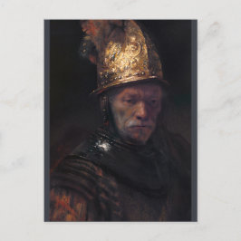 Rembrandt Man med guldhjälmen ca 1650 Vykort