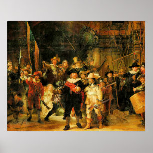 Rembrandt - Nattbevakning 3 Poster