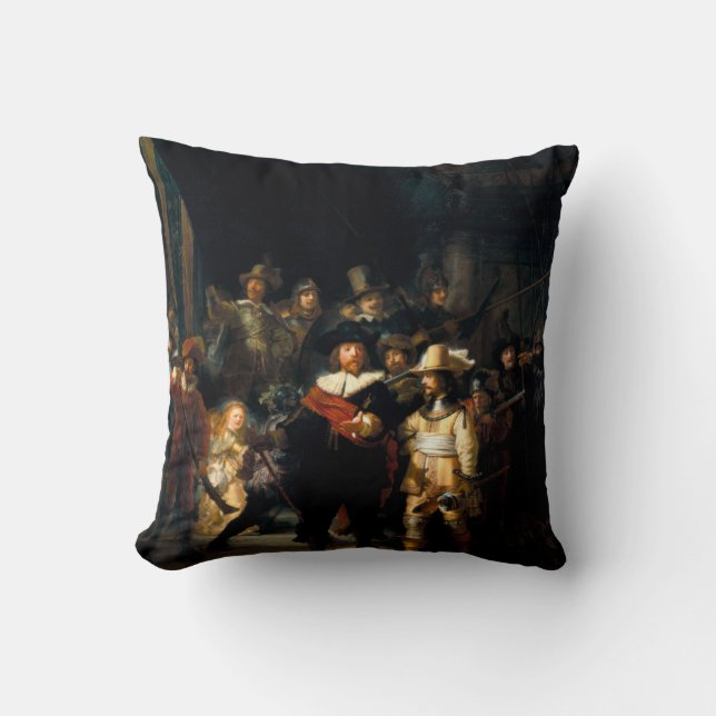 Rembrandt nattklockadekorativ kudde (Framsida)