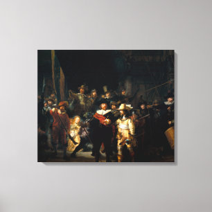 Rembrandt nattklockan canvastryck