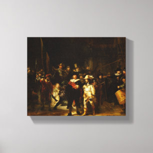 Rembrandt Nightwatch Night Watch Baroque Painting Canvastryck