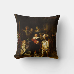 Rembrandt Nightwatch Night Watch Baroque Painting Kudde