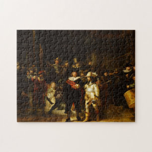 Rembrandt Nightwatch Night Watch Baroque Painting Pussel