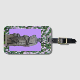 Rembrandt omgiven av Tulips Luggage Tag Bagagebricka