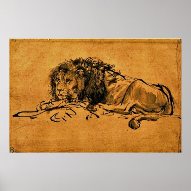 Rembrandt - På resande Leo Poster (Framsidan)