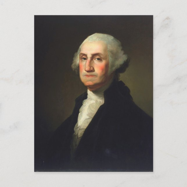 Rembrandt Peale - George Washington Vykort (Framsida)