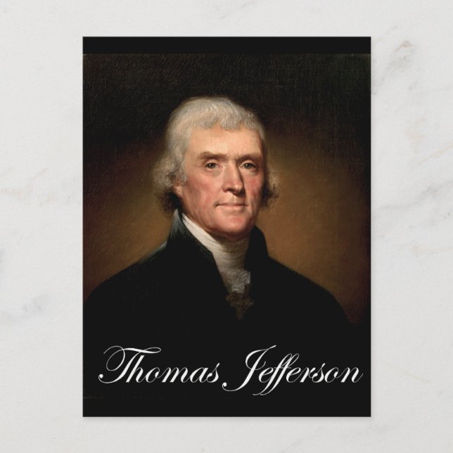 Rembrandt_Peale-Thomas_Jefferson 1 Vykort (Framsida)