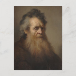 Rembrandt Porträtt av en gammal man 1632 Vykort