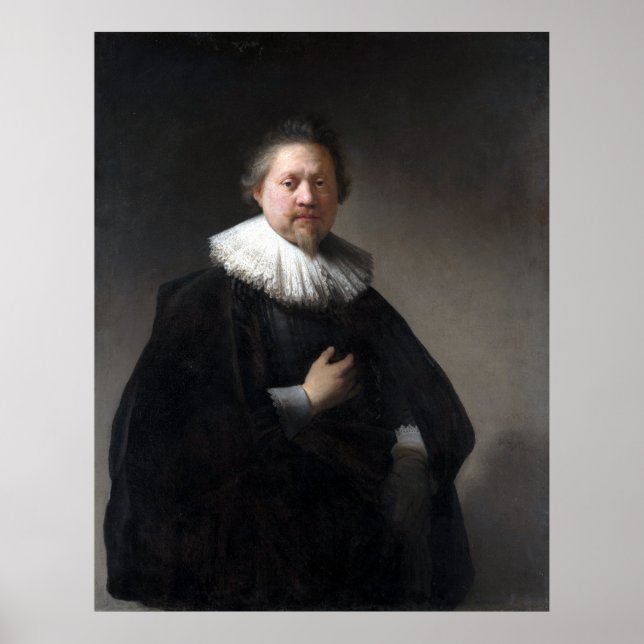 Rembrandt Porträtt från en man Poster (Framsidan)