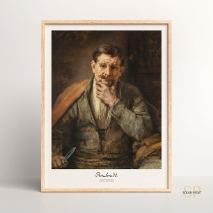 Rembrandt Saint Bartholomew Painting Art Print Poster