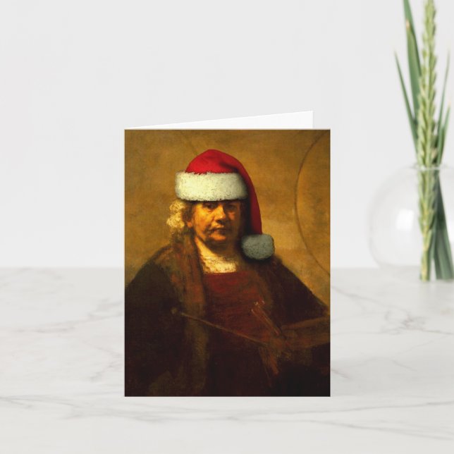 Rembrandt Santa Note-kort Helgkort (Framsida)