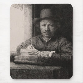 Rembrandt Self-Porträtt CC0169 Mousepad Musmatta