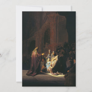 Rembrandt - Simeon's Sång of Pising Kort