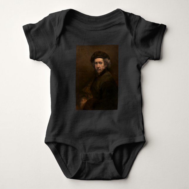 Rembrandt Självporträtt: Dutch Golden Age Painter T Shirt (Framsida)
