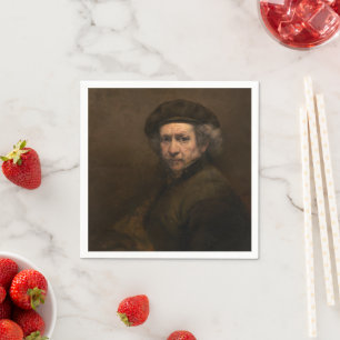 Rembrandt Självporträtt: Nederländska Guldåldern M Pappersservett