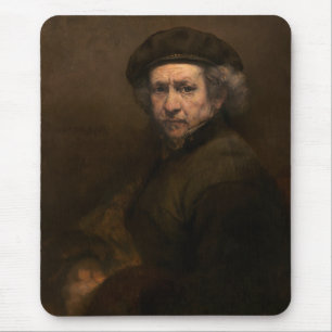 Rembrandt Självporträtt: Nederländska Guldålderns Musmatta