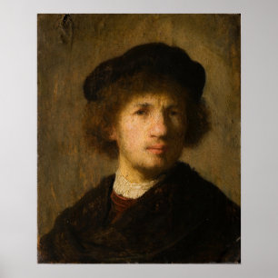 Rembrandt - Självporträtt Poster