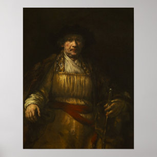 Rembrandt - Självporträtt Poster