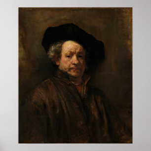 Rembrandt självporträtt poster