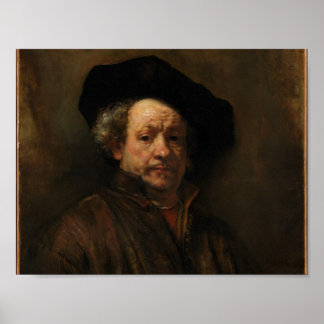 Rembrandt Självporträtt Poster