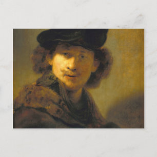 Rembrandt Självporträtt Vykort