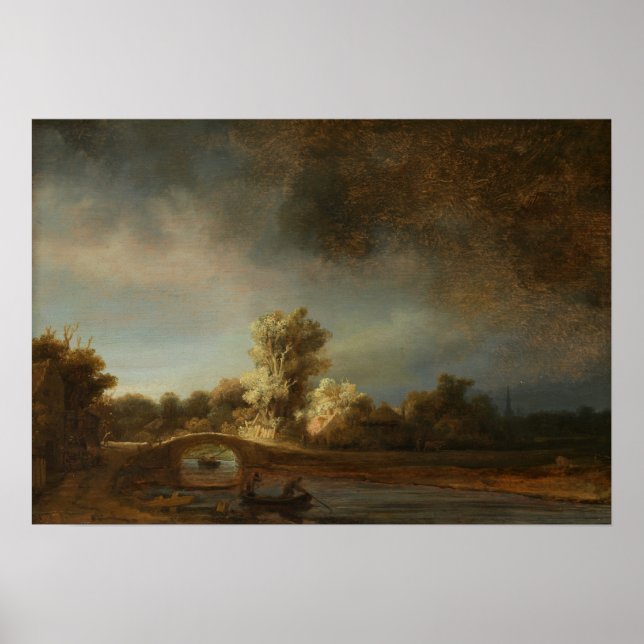 Rembrandt - Stone Bridge Poster (Framsidan)