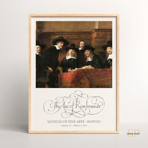 Rembrandt Syndicts of the Drapers' Guild Painting Poster
