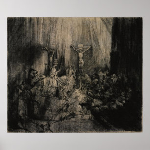 Rembrandt - Tre kors Poster
