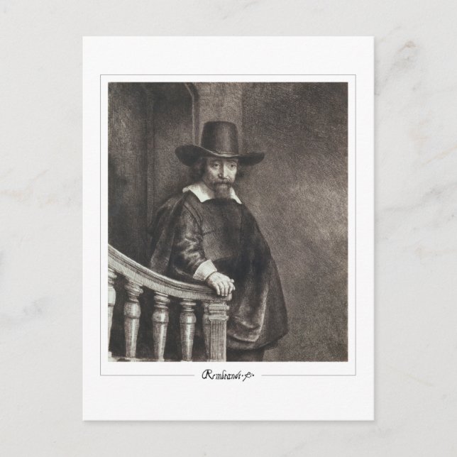 Rembrandt van Rijn #129 - Fine Art Vykort (Framsida)