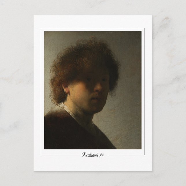 Rembrandt van Rijn #18 - Finkonst Vykort (Framsida)