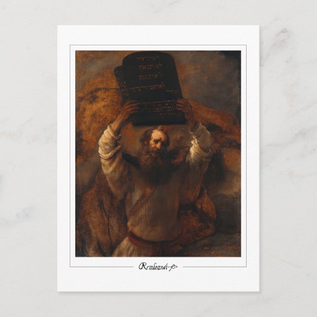 Rembrandt van Rijn #25 - Finkonst Vykort (Framsida)